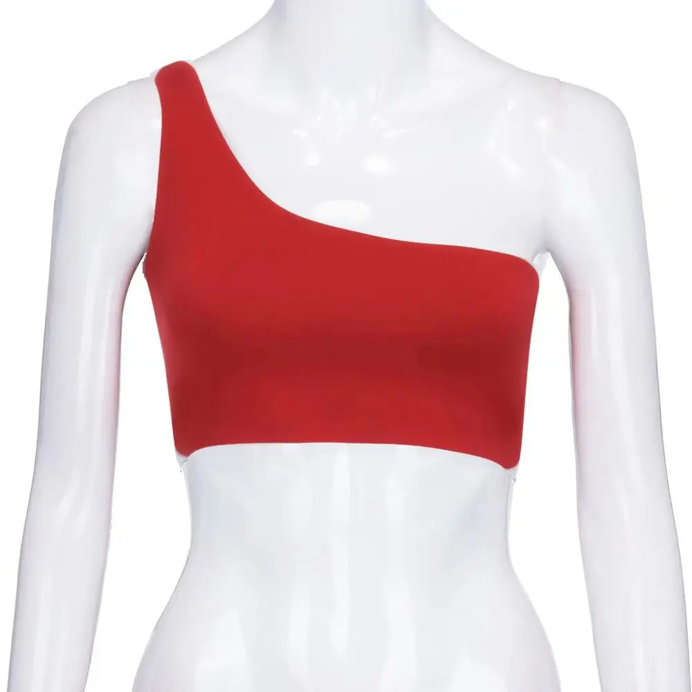 Новая мода Женская сексуальные вершины жилет Модный жакет без рукавов Футболка с высокое качество, летние укороченные Топики, уличная одежда укороченная - Цвет: Красный