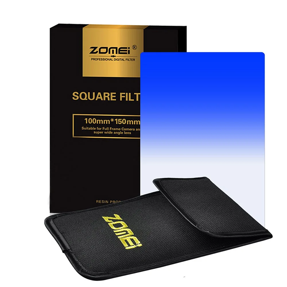 Zomei постепенный синий квадратный Z-PRO фильтр серии для Cokin Z zomei Hitech 4X6 &quotдержатель