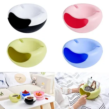 

Creative Phone Accessories Melon Seeds Candy Plate Dried Fruit Boxes Storage Box Fruits Organizer Universal Mobile Phone Holder