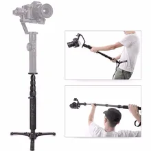 Zhiyun Телескопический монопод селфи палка с штатив Стенд для Crane 2, Plus, V2, Crane-M, DSLR Canon Nikon SONY камеры