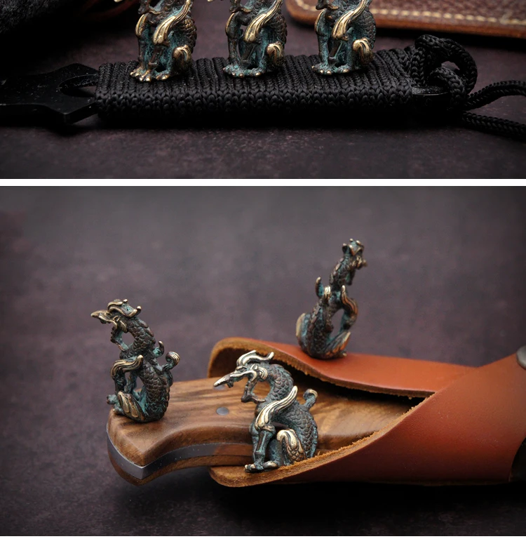 Contas de Faca Paracord ao ar Bronze Pingente Livre Faça Você Mesmo Decorações Acampamento Engrenagem Ferramentas Edc um Mod. 1260742 8 paracord ao ar livre diy decorações bronze