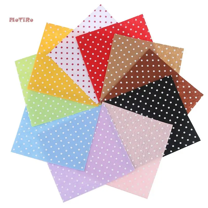 

Motiro,Felt Polyester Fabric Patchwork,1mm Thickness Nonwoven felt Cloth, Quilting for Home Decoration & Crafts,10pcs,15*15cm