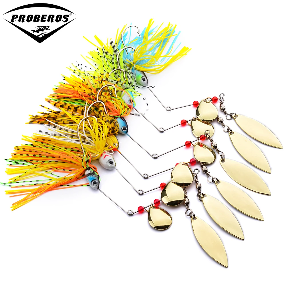 New Design Fishing Tackle 6 color Spoon Lures 6pc Spinner Lure Fishing