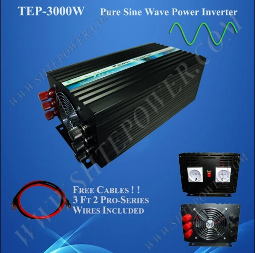 

Off grid CE ROHS dc ac 3000w 24v 120v inverter pure sine
