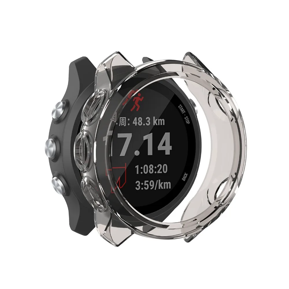 ТПУ защитный чехол для Garmin Forerunner 245M 245 Защитный чехол оболочка Смарт часы браслет Цветной защитный чехол