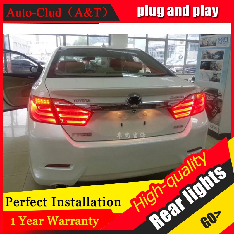 

AUTO PRO Car Styling LED Tail Lamp for Toyota Camry Tail Lights led rear lights rear trunk lamp cover drl+signal+brake+reverse