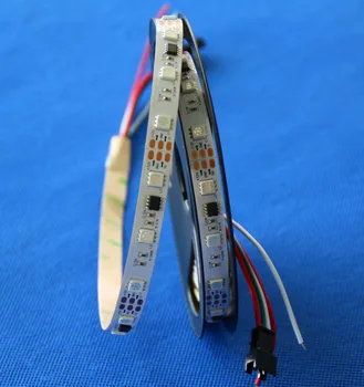 

promotion!! 5m DC12V WS2811 240LEDs (16pixes/m) led digital strip;non-waterproof;IP33;WHITE PCB