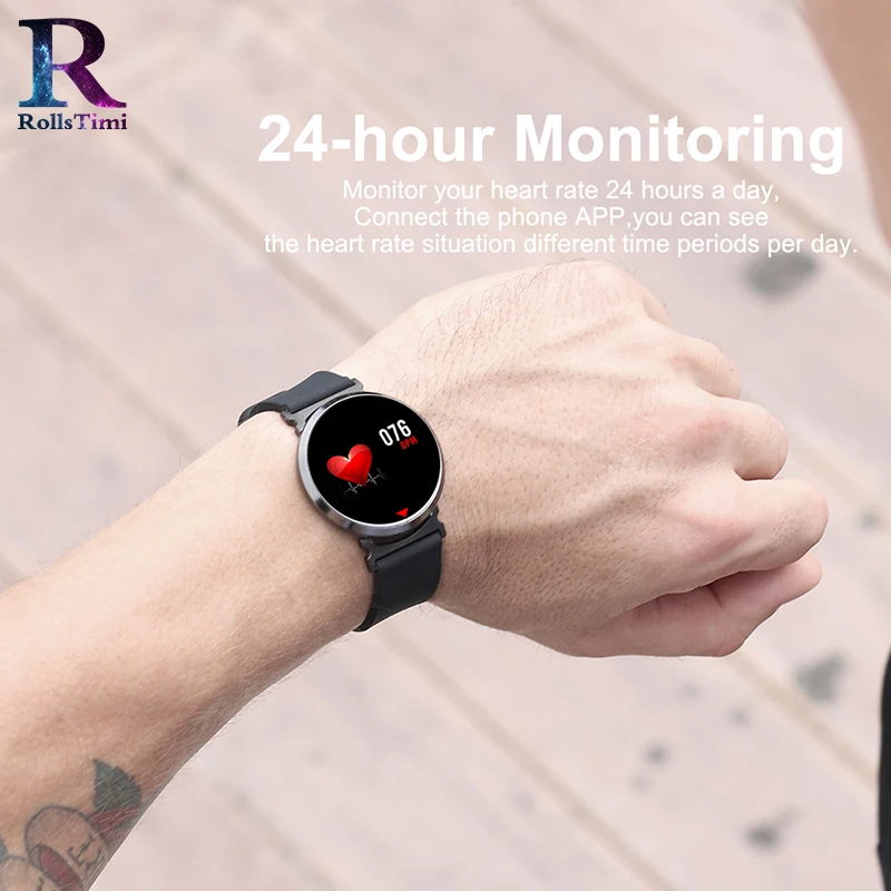 RollsTimi модные часы Smart Watch мужские Фитнес трекер E28 HD ips Экран смарт браслет монитор