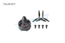 Tarot MT2204 Self Lock Thread Motor Black Cap with Propeller TL400H6 CCW Tarot Mini Shuttle Rack