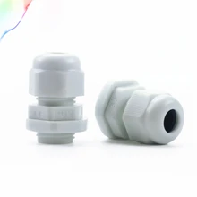 1 шт. Белая нейлоновая оболочка надежно защищает желез разъем PG29 PG36 PG42 PG48 PG63