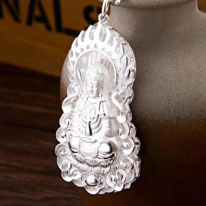 

S990 silver couples hanging pendant Fashion pendant manual fine silver, the locket