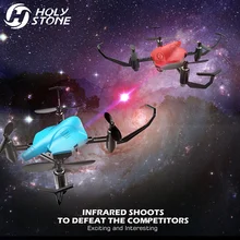 Святой камень HS177 RC боевой Дроны с для инфракрасного излучения RTF Квадрокоптер 2,4 GHz 6 оси гироскопа и высоты удержание Функция Количество 2