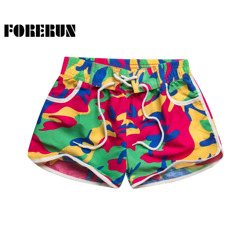 

2018 New Summer Shorts Women Camouflage Printed Casual Holiday Boardshorts Quick Drying Tracksuit with Pockets