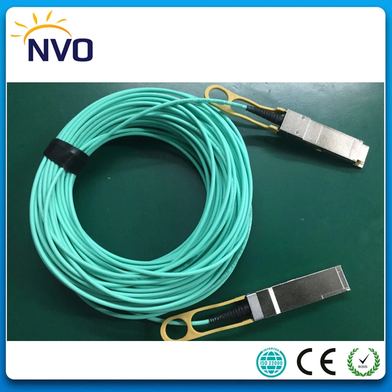

100M(328ft),40G QSFP+ AOC Active Optical Cable,40Gbps QSFP+ to QSFP+ Multi Mode,OM3 OM4 Optic Cable
