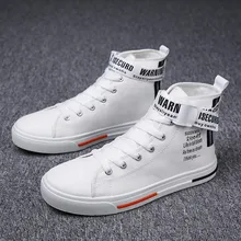 Men's Canvas Shoes Tenis Shoe White High Boots Motion Mens Shoes Casual Trainers Scarpe Men Masculino Adulto Zapatos De Hombre