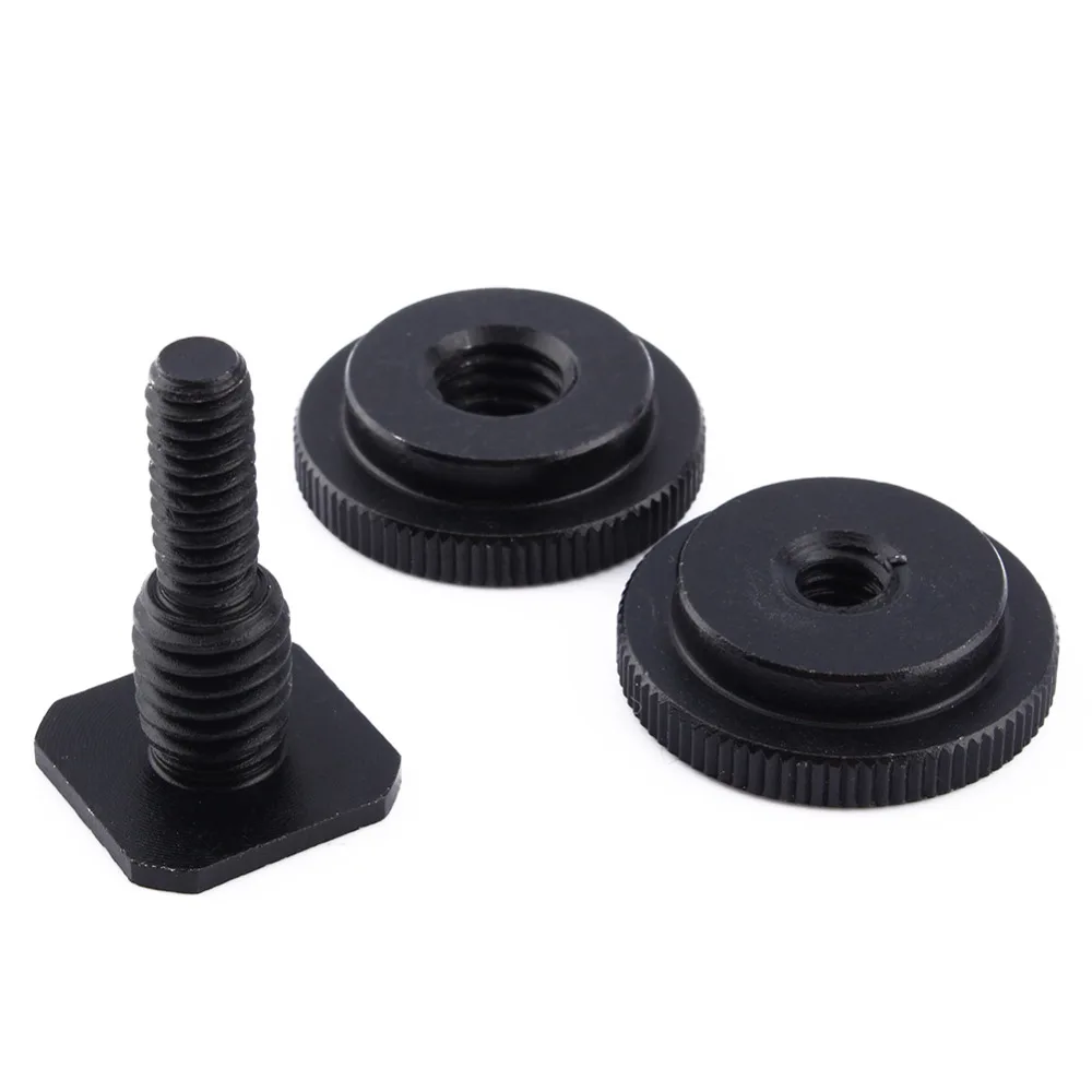 

For Camera DSLR SLR Accessories 1/4" to 3/8" Threaded Stud Tripods Screw To Camera Flash Hot Shoe Mount Adapter