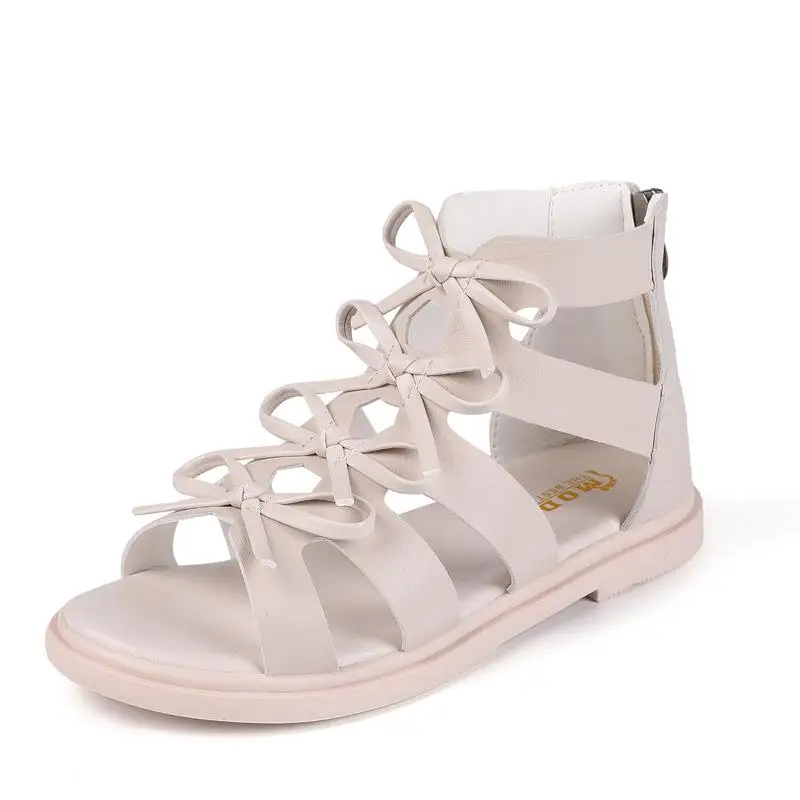 Модные удобные сандалии для девочек; новая обувь принцессы; детская пляжная обувь на мягкой подошве; коллекция года; летняя детская розовая обувь; A900 - Цвет: White