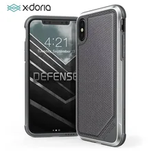 X-Doria чехол для телефона для iPhone X Defense Lux военный класс падение протестированный защитный чехол для iPhone X чехол Coque Fundas