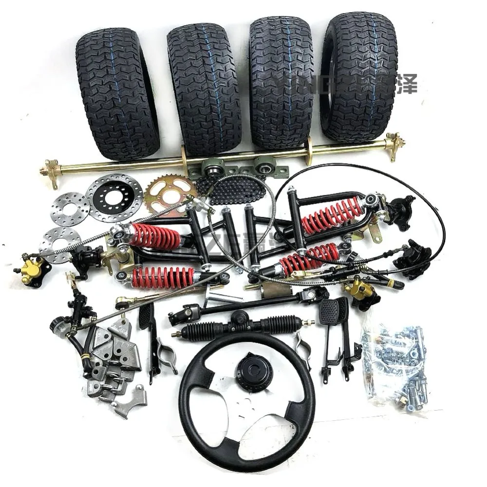 Задняя ось GO KART KARTING детская коляска ATV UTV 1 м рулевая шестерня U образный шарнир