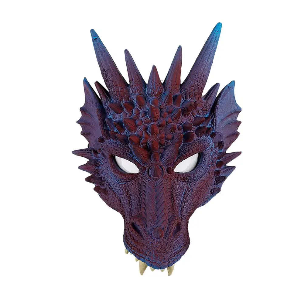 

Dinosaur Devil Halloween Personality Mask 3D Animal Dragon Mask for Halloween Carnival Party Halloween Horror Props
