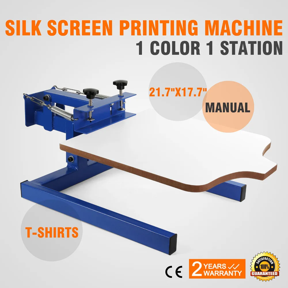 1 цвет 1 Станция трафаретная печатная машина DIY Футболка пресс принтер
