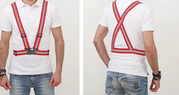 عالية الوضوح سترة عاكسة رجل المرأة العمل ملابس ليلة تحذير السلامة في الهواء الطلق ل تشغيل الدراجات الرياضة سيتدخل قمم عالية الوضوح سترة عاكسة رجل المرأة العمل ملابس ليلة تحذير السلامة في الهواء الطلق ل تشغيل الدراجات الرياضة سيتدخل قمم