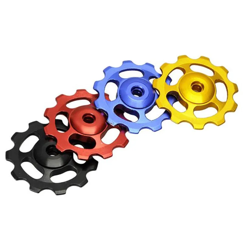 1PC Bicycle Rear Derailleur Jockey Wheel Mountain Bike Guide Roller Idler Pulley 3wheels