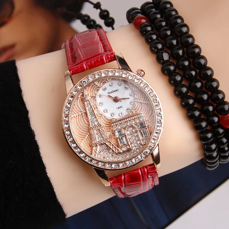 

Watch for lady women box strap quartz winner nenuine in the water silvery set steel diamond bracelet waterpoof like MK Guces BL