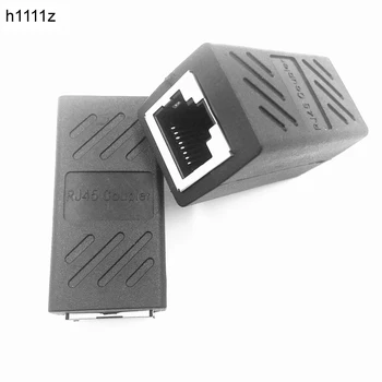 

H1111Z RJ45 Connector Cat7/6/5e Ethernet Adapter 8P8C Network Extender Extension Cable for Ethernet Cable Female to Female Ports