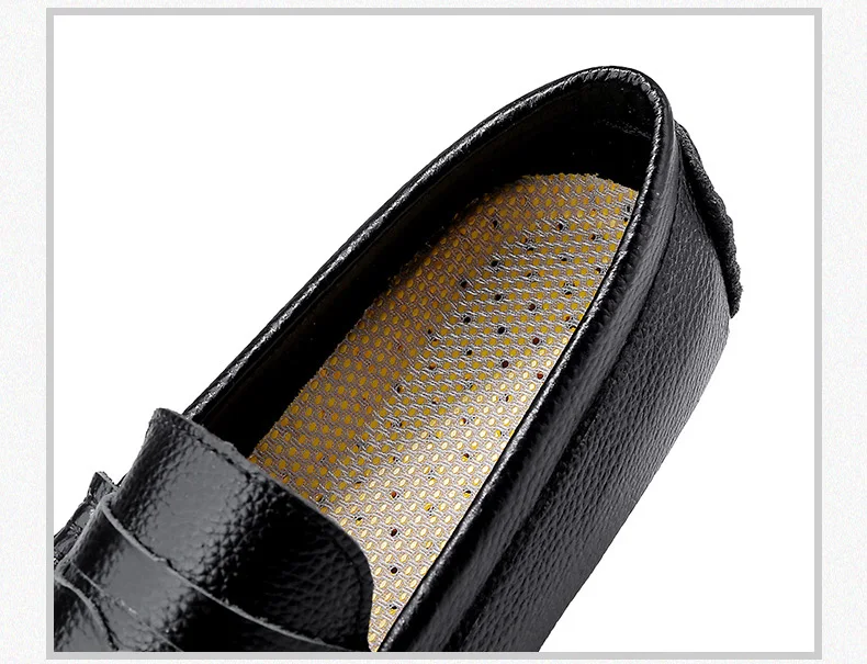 Натуральная кожа мужская обувь для мужчин лоферы с шипами Мокасины ...