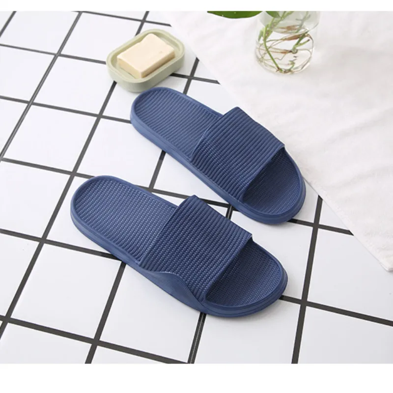 Home slippers summer bathroom soft bottom home indoor foam non-slip couple home summer sandals and slippers wholesale