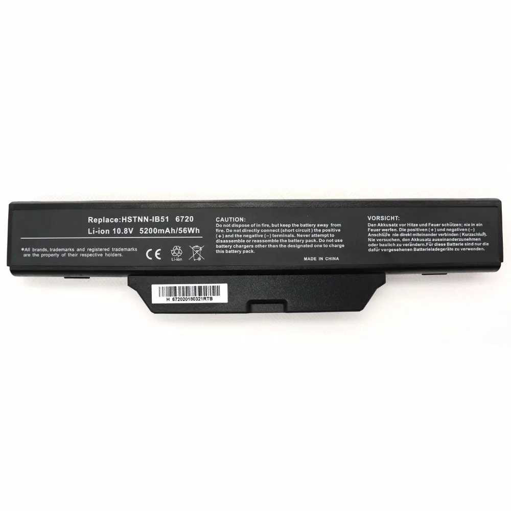 10.8 В 5200 мАч 56Wh 6720 ноутбук Батарея для HP ноутбук 640 645 650 655 G0 G1 718756-001 HSTNN-LB4Y HSTNN-DB4Y