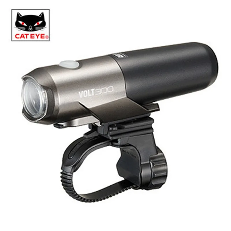 CATEYE Bicycle Light VOLT300 Lumen Cycling Helmet Headlights Bicycle Handlebar Front Tube Lights