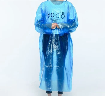 

Free Shipping+Wholesale Thickness Solid Raincoat Disposable PE Raincoats Poncho Camping Travel Rain Coat,100pcs/lot