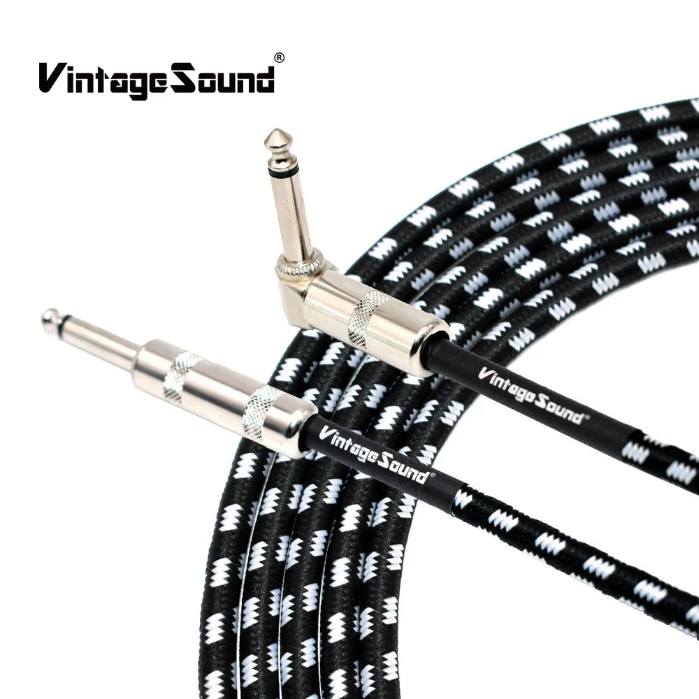 Electric Guitar Audio Cable 6m/20 Feet 3 Meters/10Feet Bass Musical Instrument Cable Jack Cord 1
