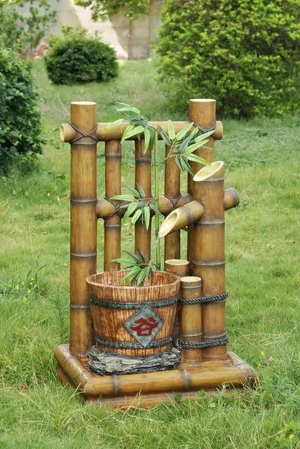 Carbon water garden villa decoration decorative bamboo