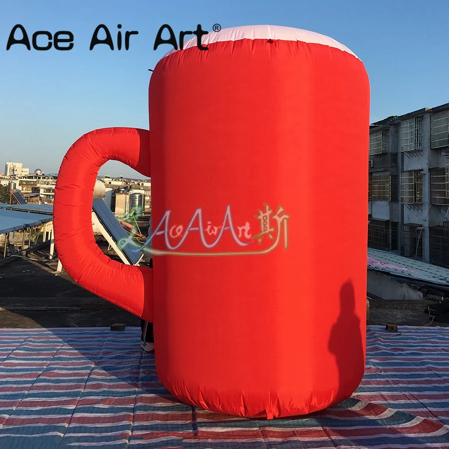 Hot promotional Great Inflatable advertising cup/Beer mug Replica model with blowing