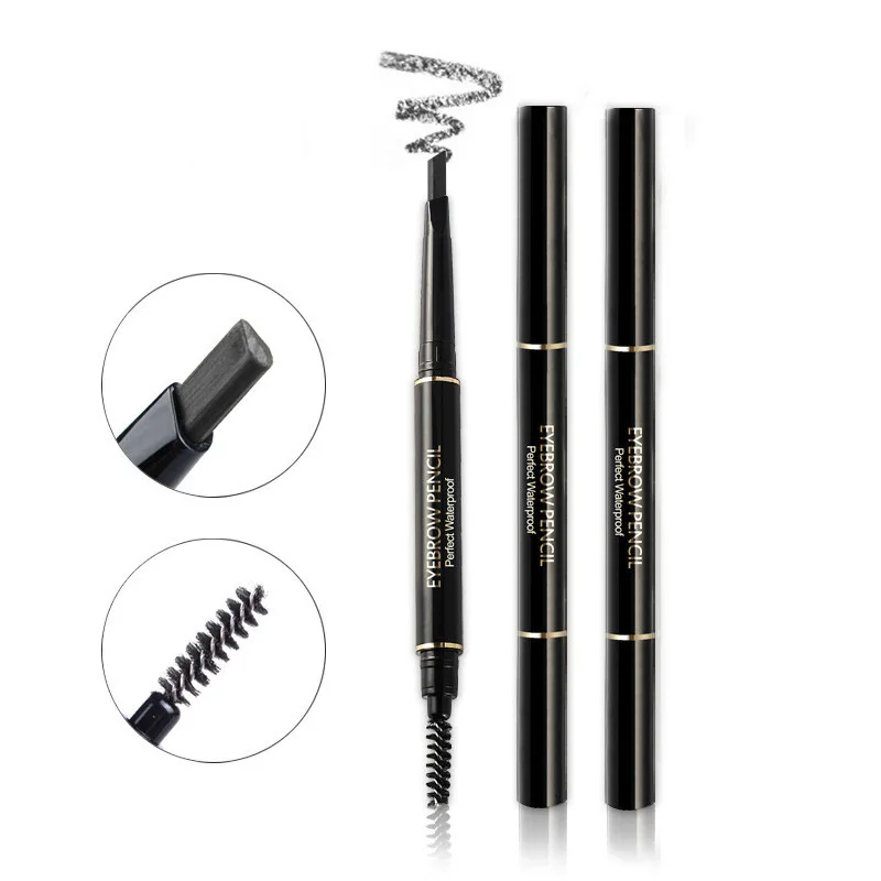 

brand 1Pc Rotatable Waterproof eyebrow pencil Eye gray Brown eye brow pencils Makeup Cosmetic Pen