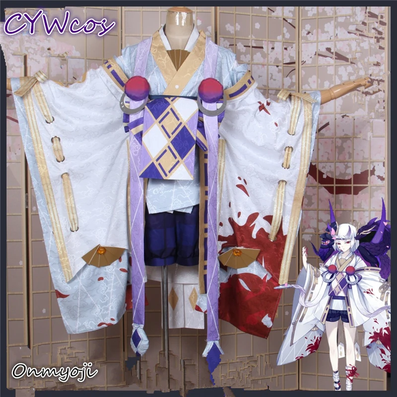 Костюм для косплея Onmyoji Game SR новая кожа сердце пятна крови костюм японское кимоно