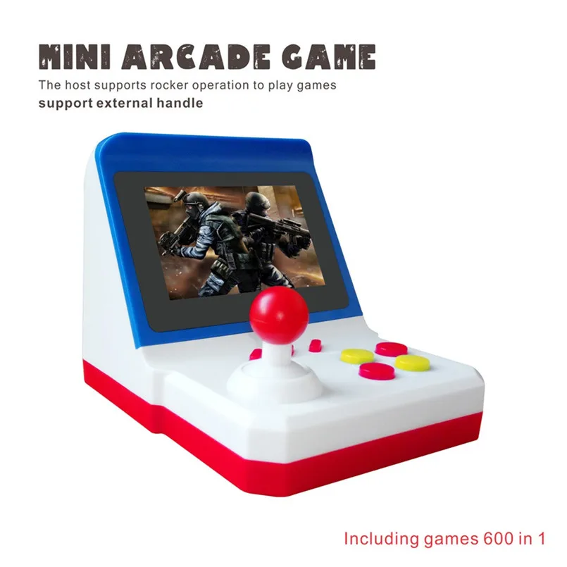 Mini Arcade Game 3.0 Inch Console Classic Handheld Video Games with 2 Controller 360 HD ARCADE GAMES 40JUL152