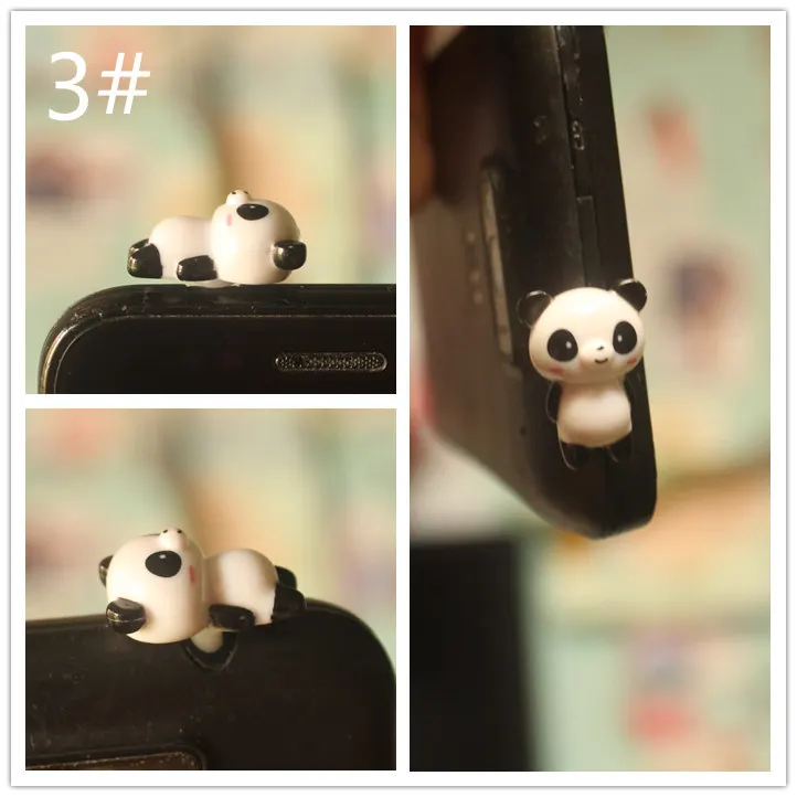 DHL 300 шт./лот Kawaii высокого качества Rilakkuma Panda Anti Dust Разъем для сотового телефона милые аниме уха Джек наушники cap