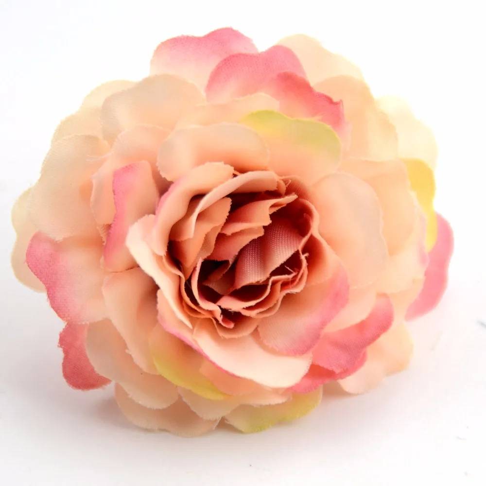 10 шт., 6 см, высококачественные шелковые искусственные цветы розы, голова для свадьбы, украшения для дома, сада, мебели, сделай сам, искусственные цветы