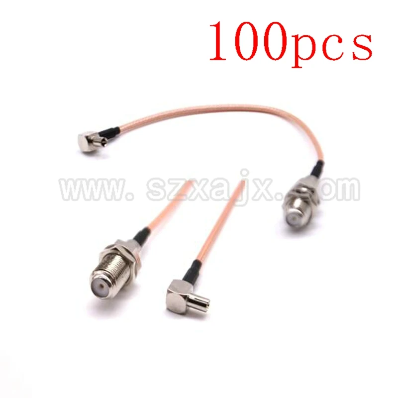 Wholesale 100pcs RF cable F to TS9 connector female right angle RG316 Pigtail 15cm Free shipping by DHL or EMS | Обустройство дома
