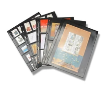 Página de álbum de carimbo, página transparente de pvc de linhas de carimbo solto, folhas, suportes de carimbos, não incluindo 10 pçs/lote estampos cobrir pccb