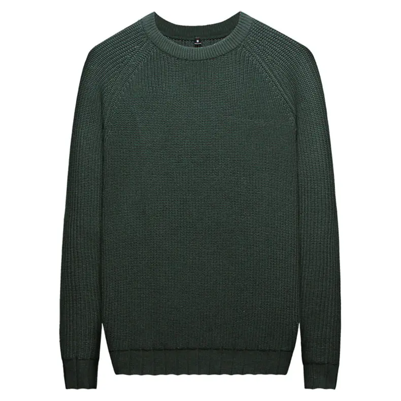 MuLS 2019 Heavy-Knit Sweater Men Pullover Winter Warm Thicken Sweater Women Jumpers Male Female Cotton Crew-Neck knitwear 3XL 09