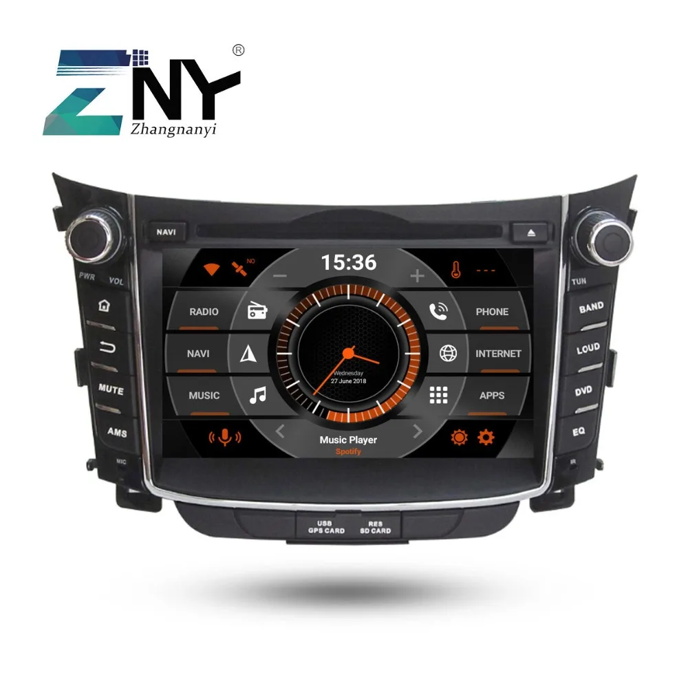 7" HD Android 9.0 Car Stereo GPS For Hyundai I30 Elantra