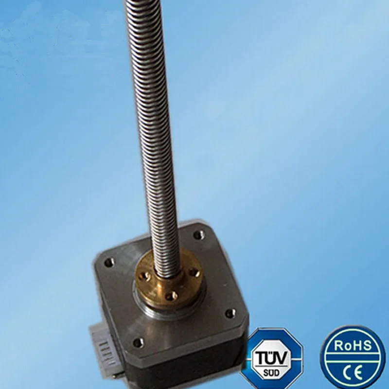 

rated torque 0.26N.m rated speed 600rpm Screw rod 220mm 42SHD0034-220NK motor body 34mm hybrid stepping motor