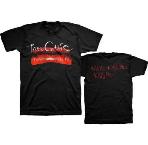 

CURE T-Shirt Band Kiss Me, Kiss Me, Kiss Me Lips New Authentic S-2XL