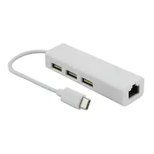 USB 3,1 type-C к USB 3,0 3 порта концентратор высокоскоростной Интернет Адаптер C