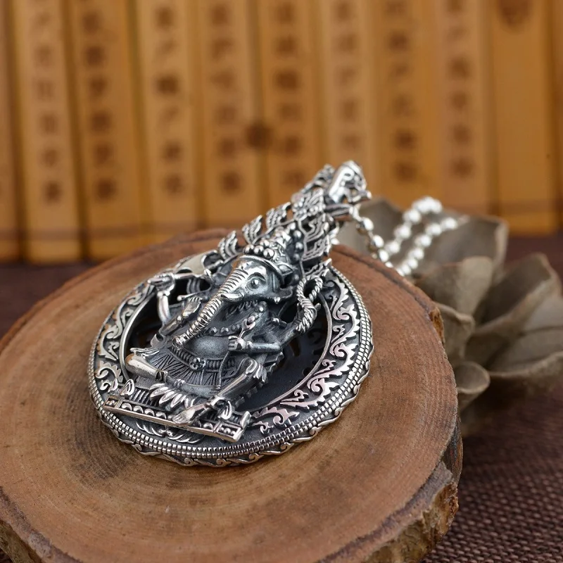 Neckalce Riqueza Deus Colar Pingente Boa Sorte Riqueza Buda Amuleto